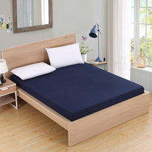 Load image into Gallery viewer, New Coming Solid Fitted Sheet On Elastic Band Mattress Cover with Elastic Rubber Band Printed Bed Sheet Hot Selling Bed Linens